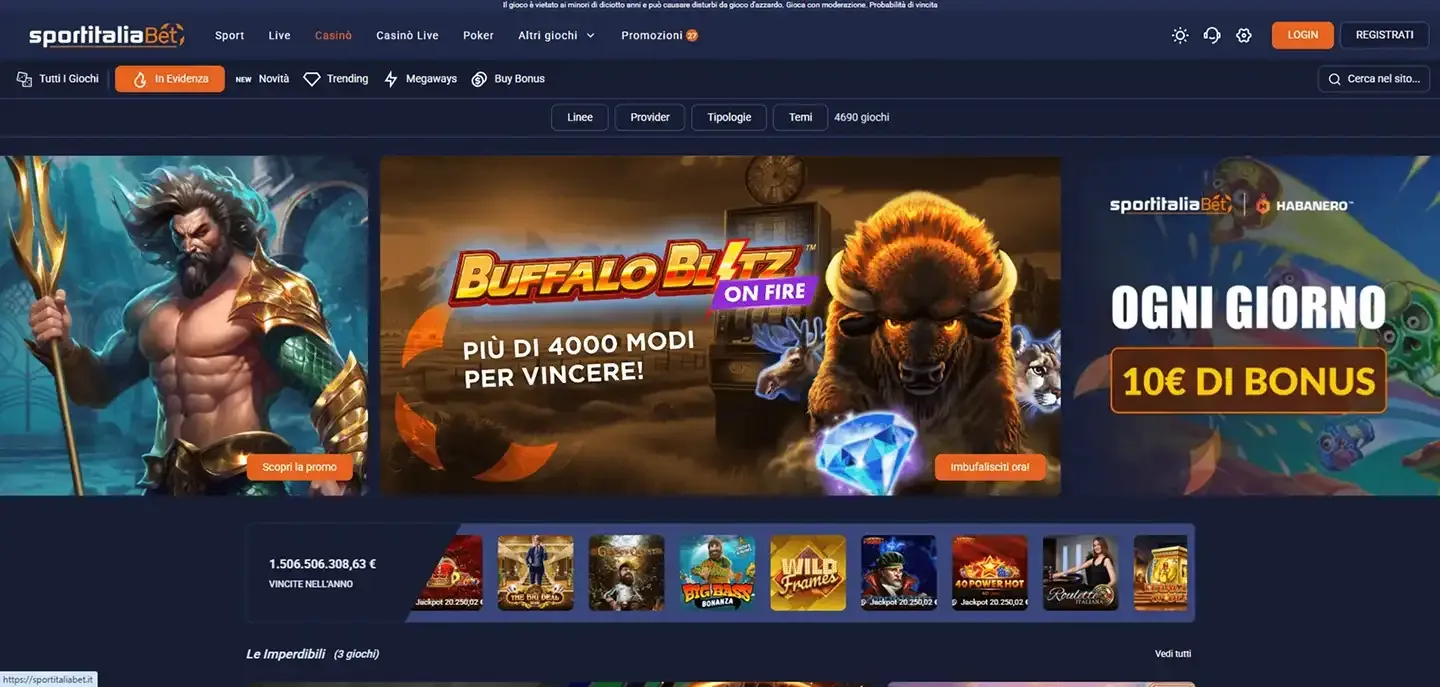 Sportitaliabet Casino